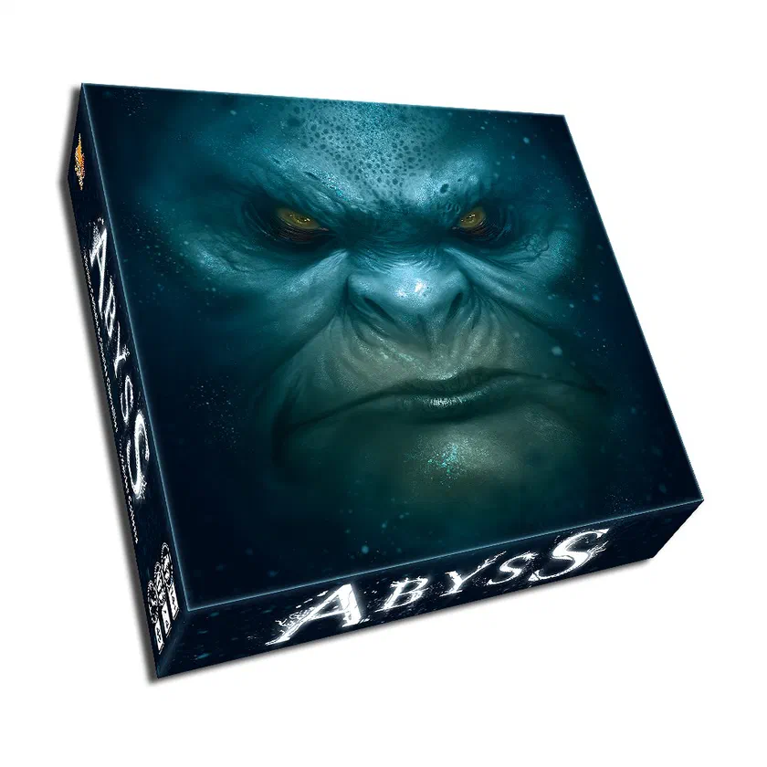 Boîte bleue du jeu Abyss de Bombyx