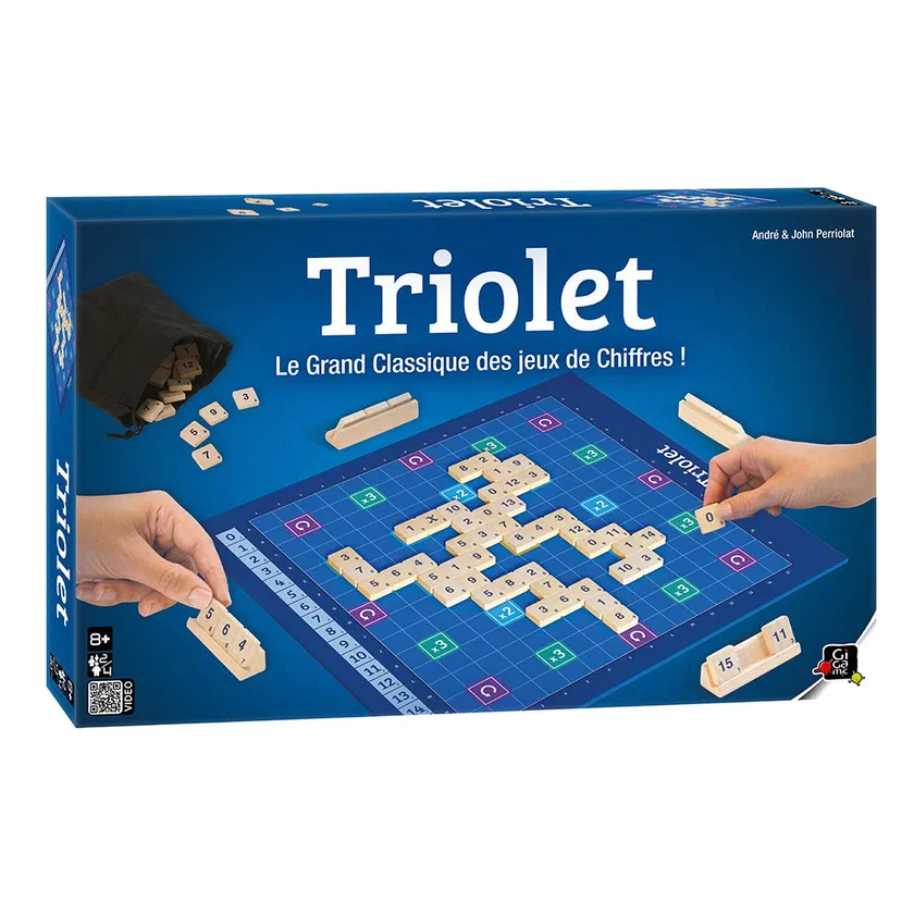 Boîte française de Triolet éditée par Gigamic, le grand classique des jeux de chiffres