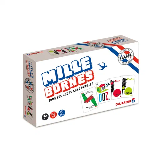 Boîte du jeu Mille Bornes Classique de Dujardin