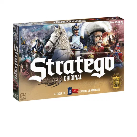 Boîte française du jeu Stratego Original de Jumbo, édité par Dujardin