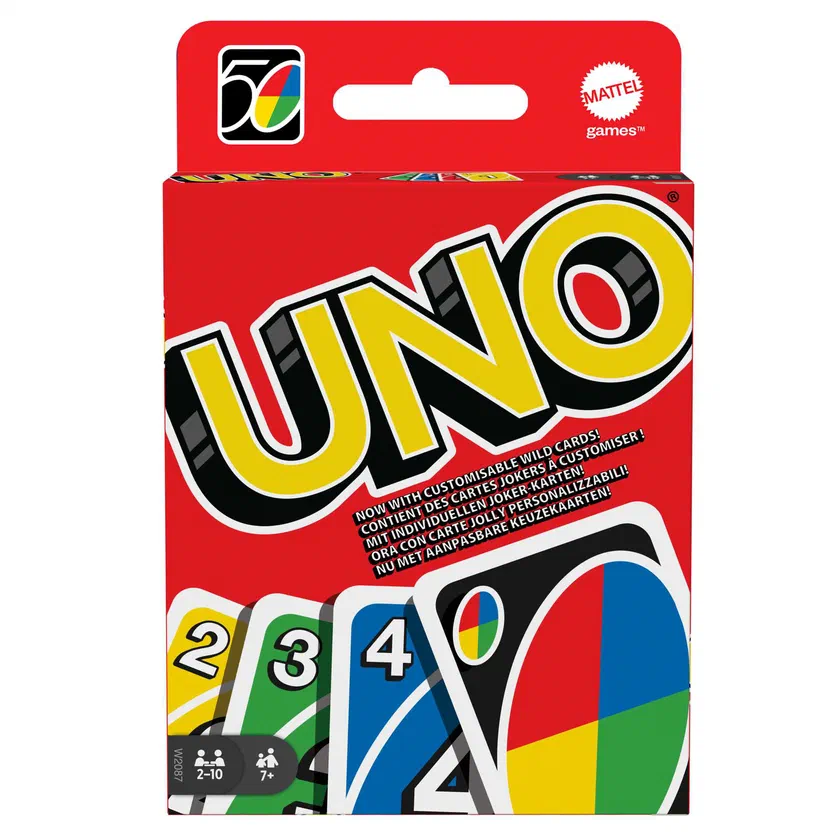 Boîte du jeu de cartes UNO de Mattel Games