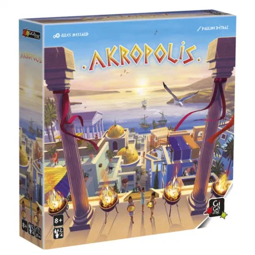 Boîte du jeu Akropolis, Gigamic