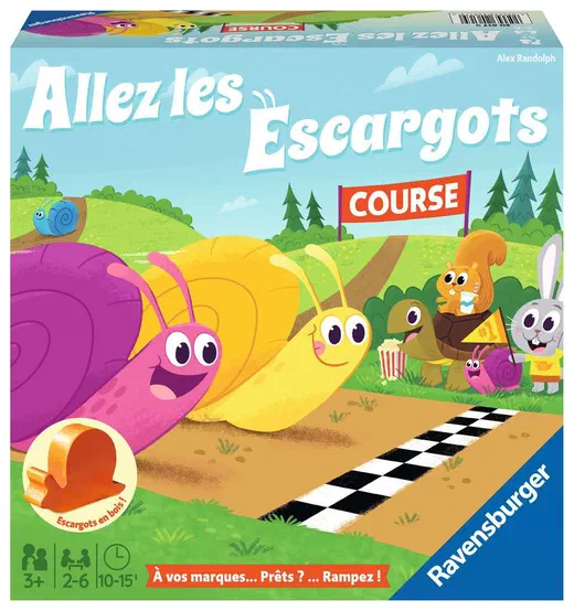Boîte du jeu Allez les escargots de Ravensburger
