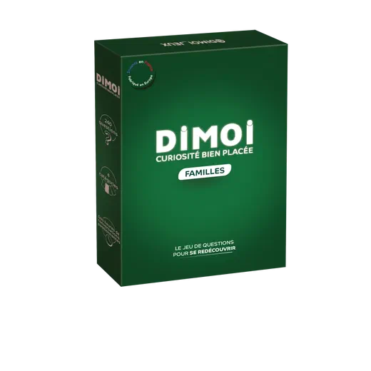 Boîte verte du jeu Dimoi Édition Familles