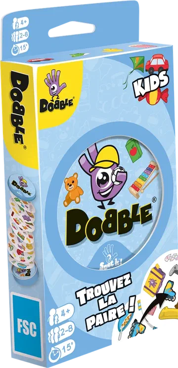 Boîte du jeu Dobble Kids (blister éco), édition française