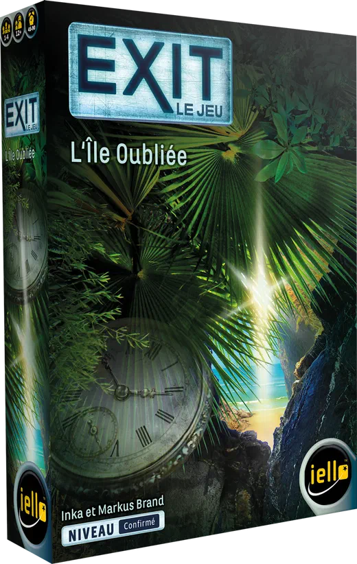 Boîte du jeu EXIT L'Île Oubliée d'Iello