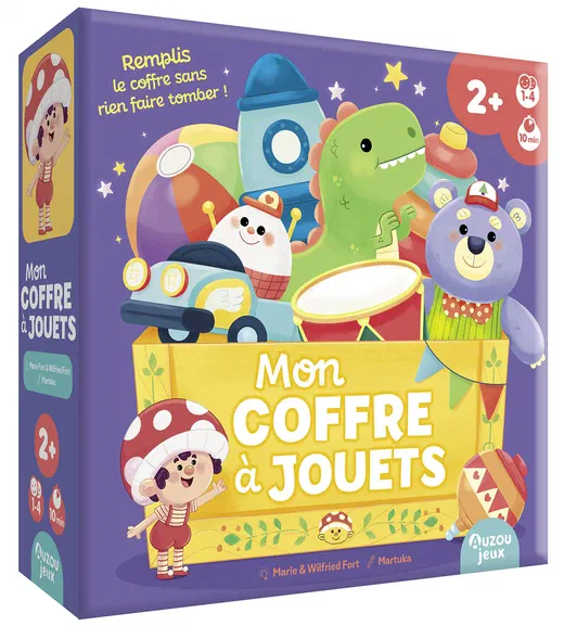 Boîte du jeu Mon coffre à jouets d'Auzou