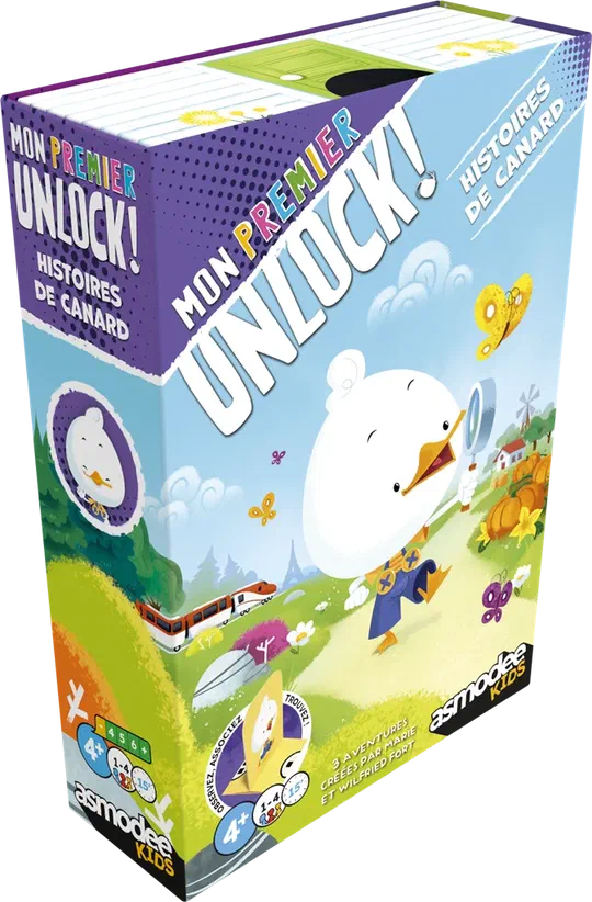 Boîte française de Mon Premier Unlock! Histoires de Canard, éditée par Space Cow