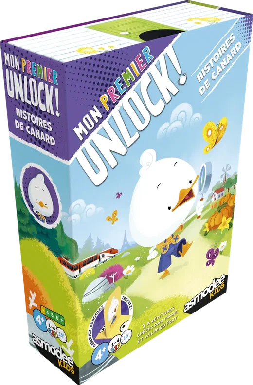 Boîte du jeu Mon Premier Unlock! Histoires de Canard, édition française