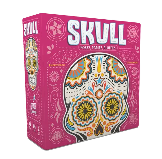 Boîte rose du jeu Skull de Space Cowboys