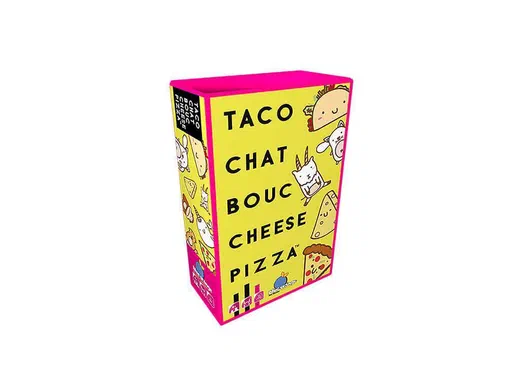 Boîte française du jeu Taco Chat Bouc Cheese Pizza, Blue Orange