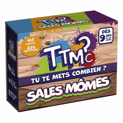 Boîte du jeu TTMC Sales Mômes, Tu Te Mets Combien