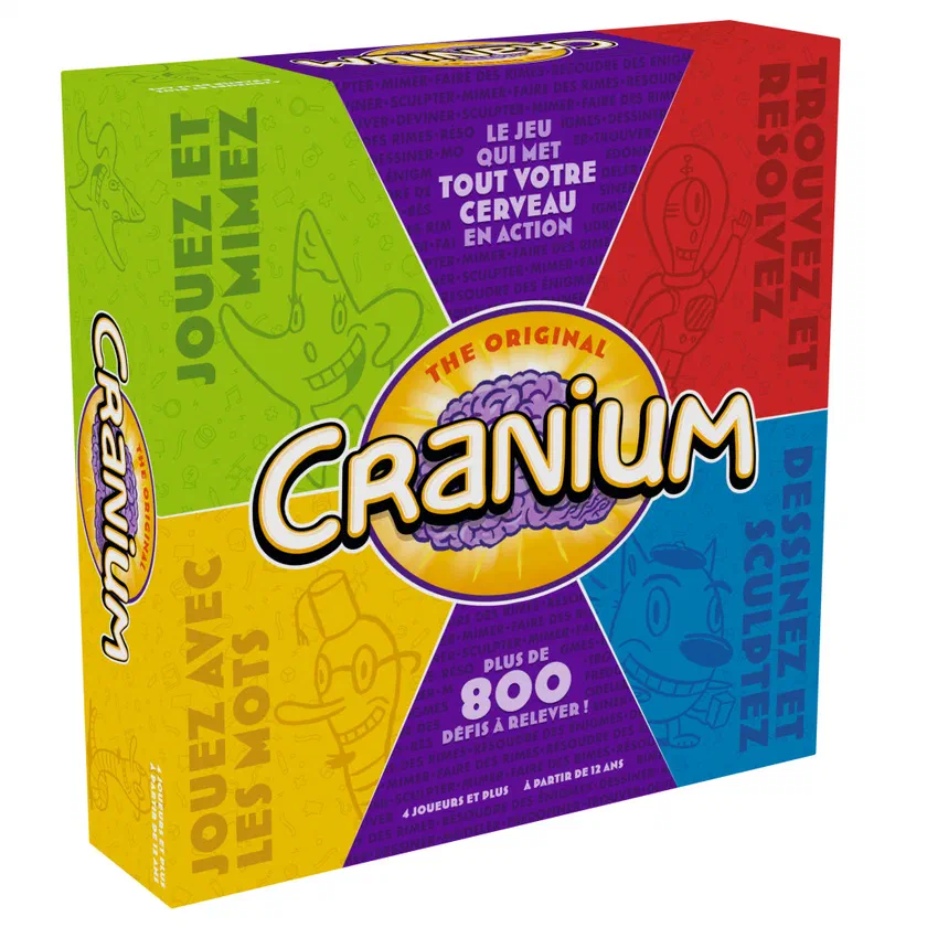 Boîte française de Cranium The Original, édition Goliath à plus de 800 défis