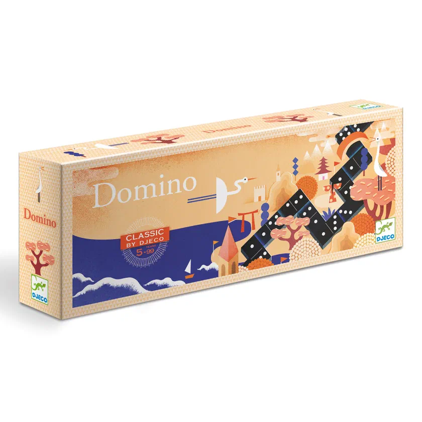 Boîte du jeu Domino de Djeco, gamme Classic, dès 5 ans