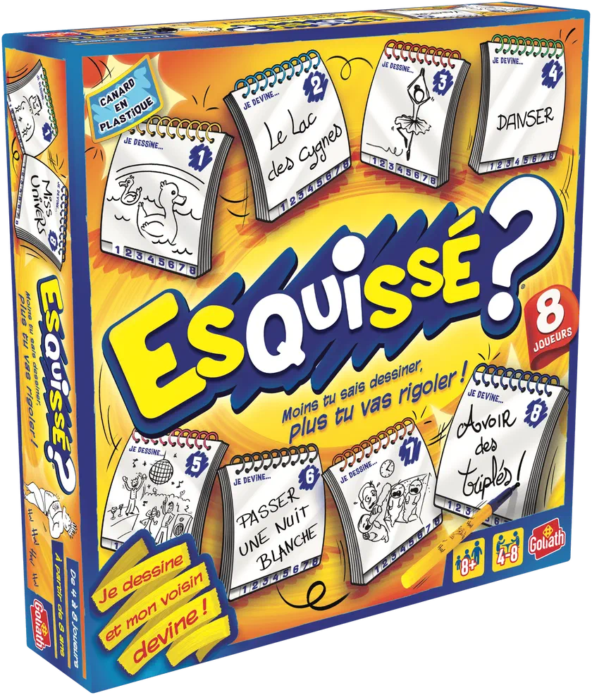 Boîte française d'Esquissé ? version 8 joueurs, Goliath