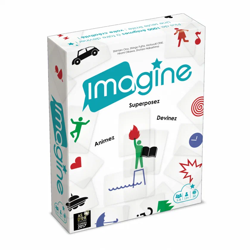 Boîte française du jeu Imagine de Cocktail Games