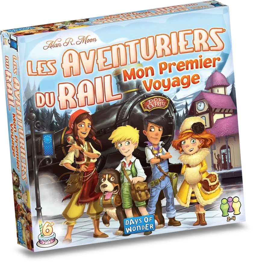 Boîte française des Aventuriers du Rail Mon premier voyage Europe