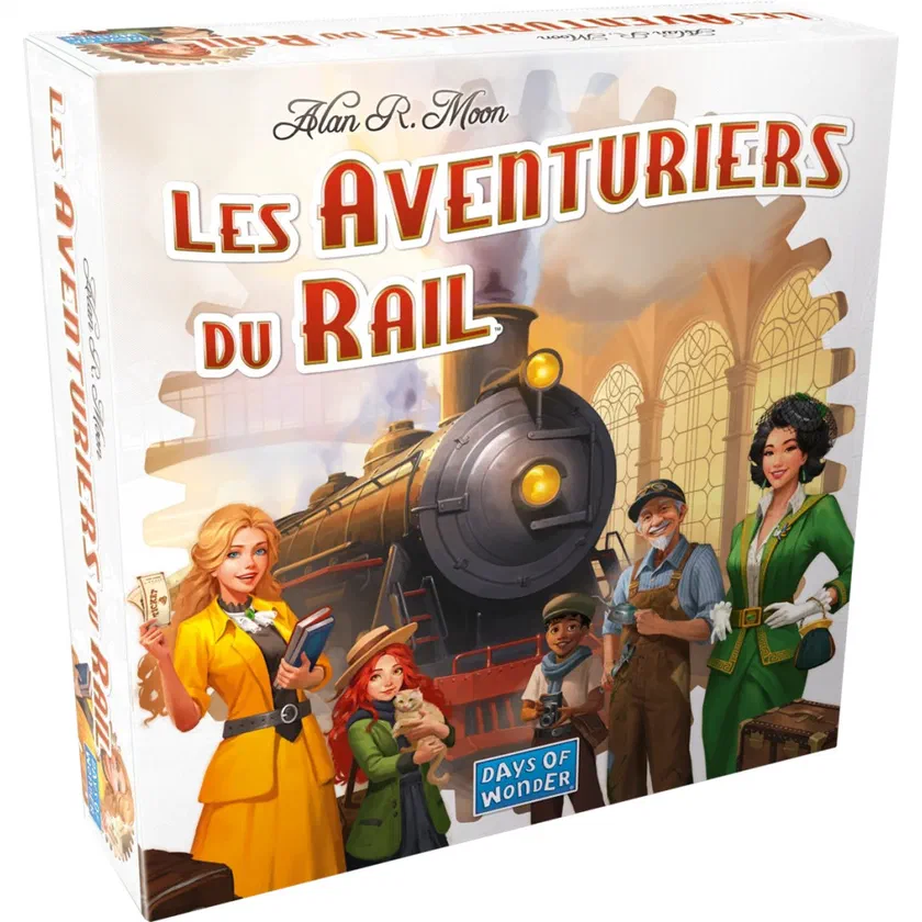 Boîte française des Aventuriers du Rail, édition Days of Wonder actuelle