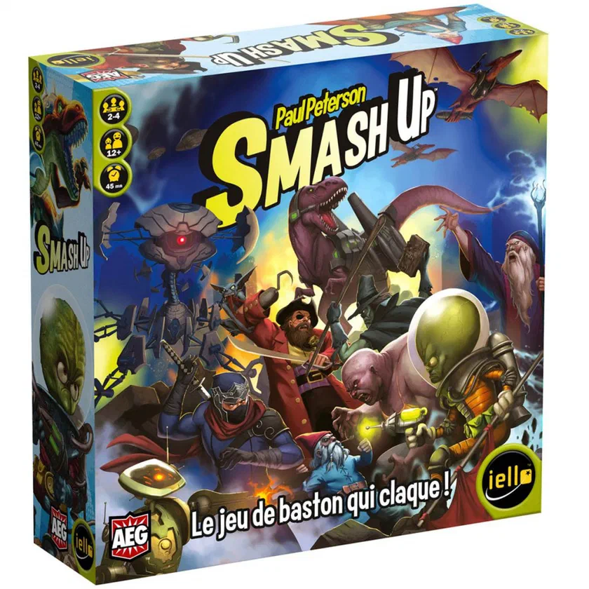 Boîte française de Smash Up éditée par Iello