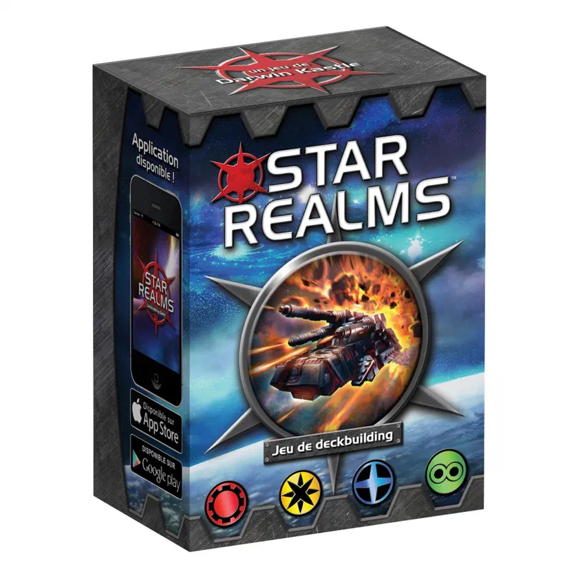 Boîte française de Star Realms, jeu de deckbuilding édité par Iello