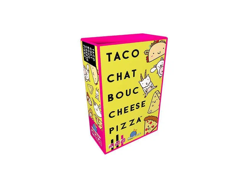 Boîte française de Taco Chat Bouc Cheese Pizza éditée par Blue Orange