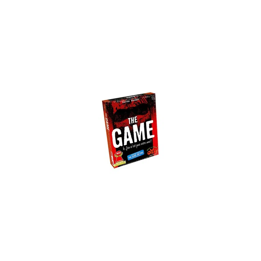 Boîte française de The Game, « le jeu n'est pas votre ami », éditée par Oya