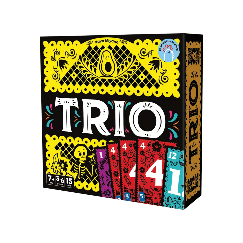 Boîte du jeu de cartes Trio de Cocktail Games