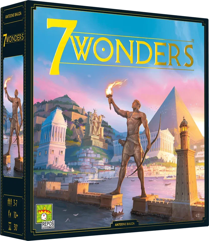 Boîte française de 7 Wonders nouvelle édition, Repos Production