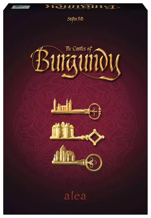 Boîte du jeu Les Châteaux de Bourgogne, édition alea Ravensburger avec règles en français
