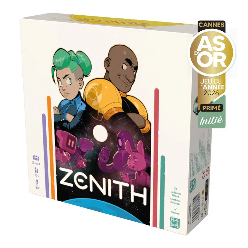 Boîte française du jeu Zenith de Play Punk