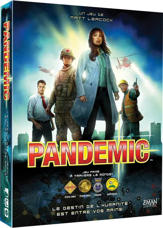 Boîte française du jeu Pandémie